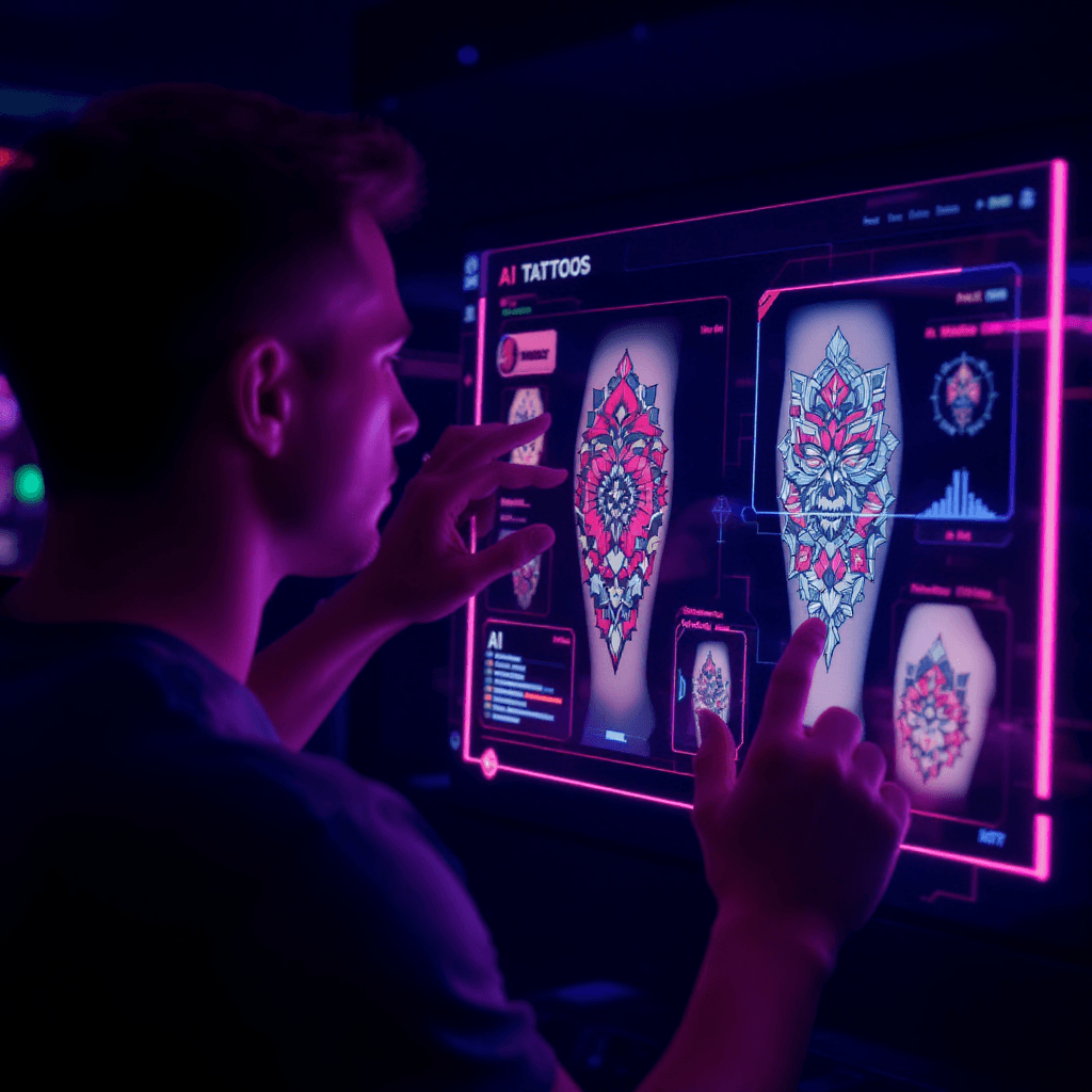 AI-generated tattoo design 1